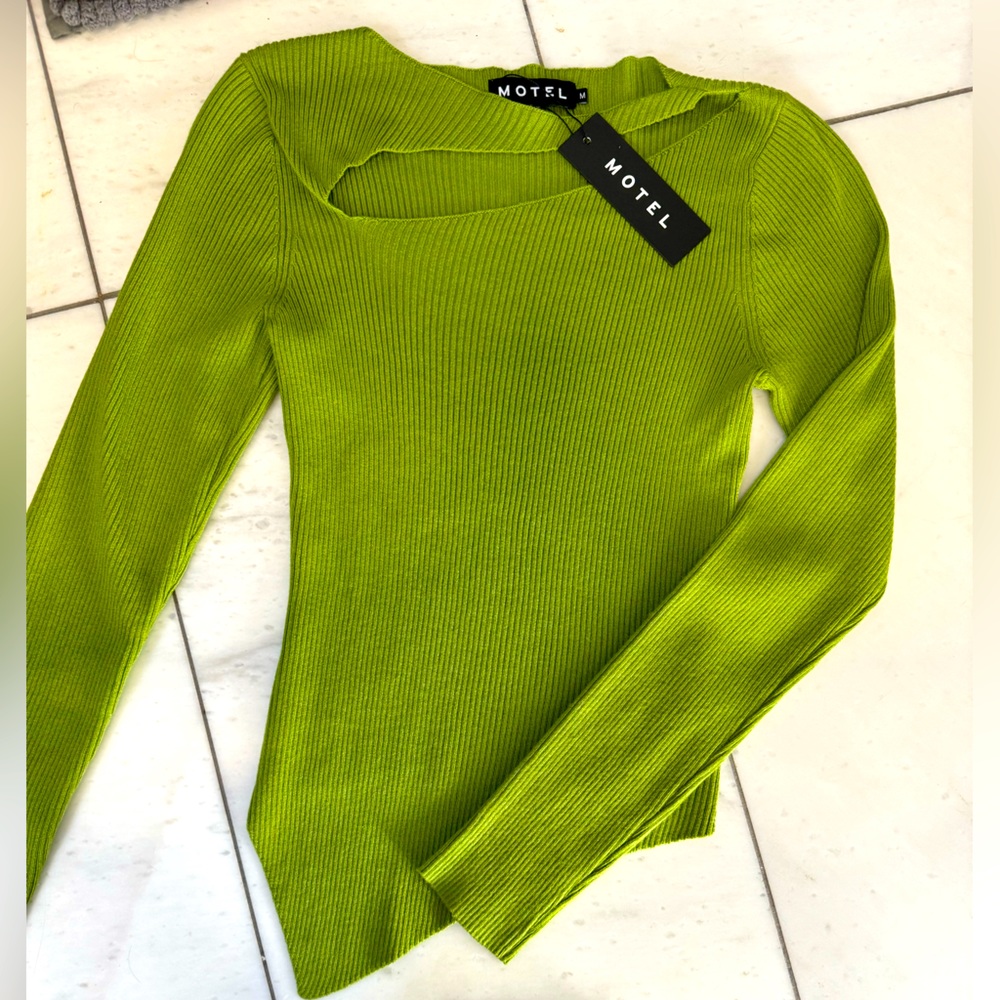 Asymmetrical long sleeve top
